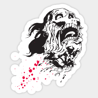 Severed Head Sticker